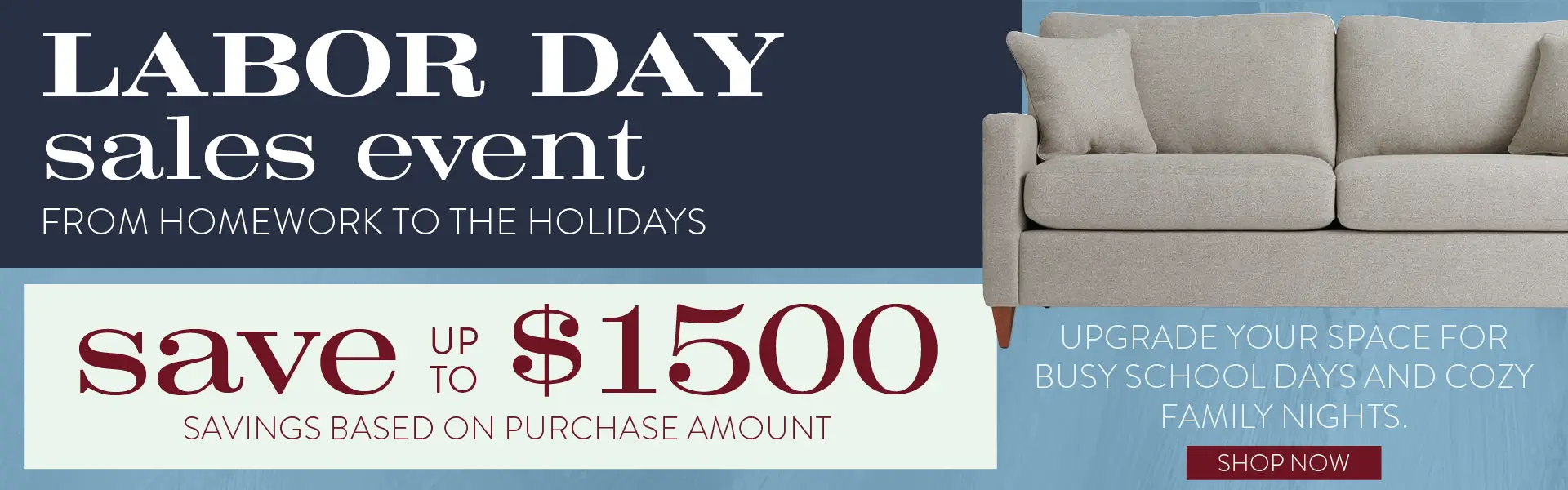 Launius Labor Day Sales Event Online Rotators