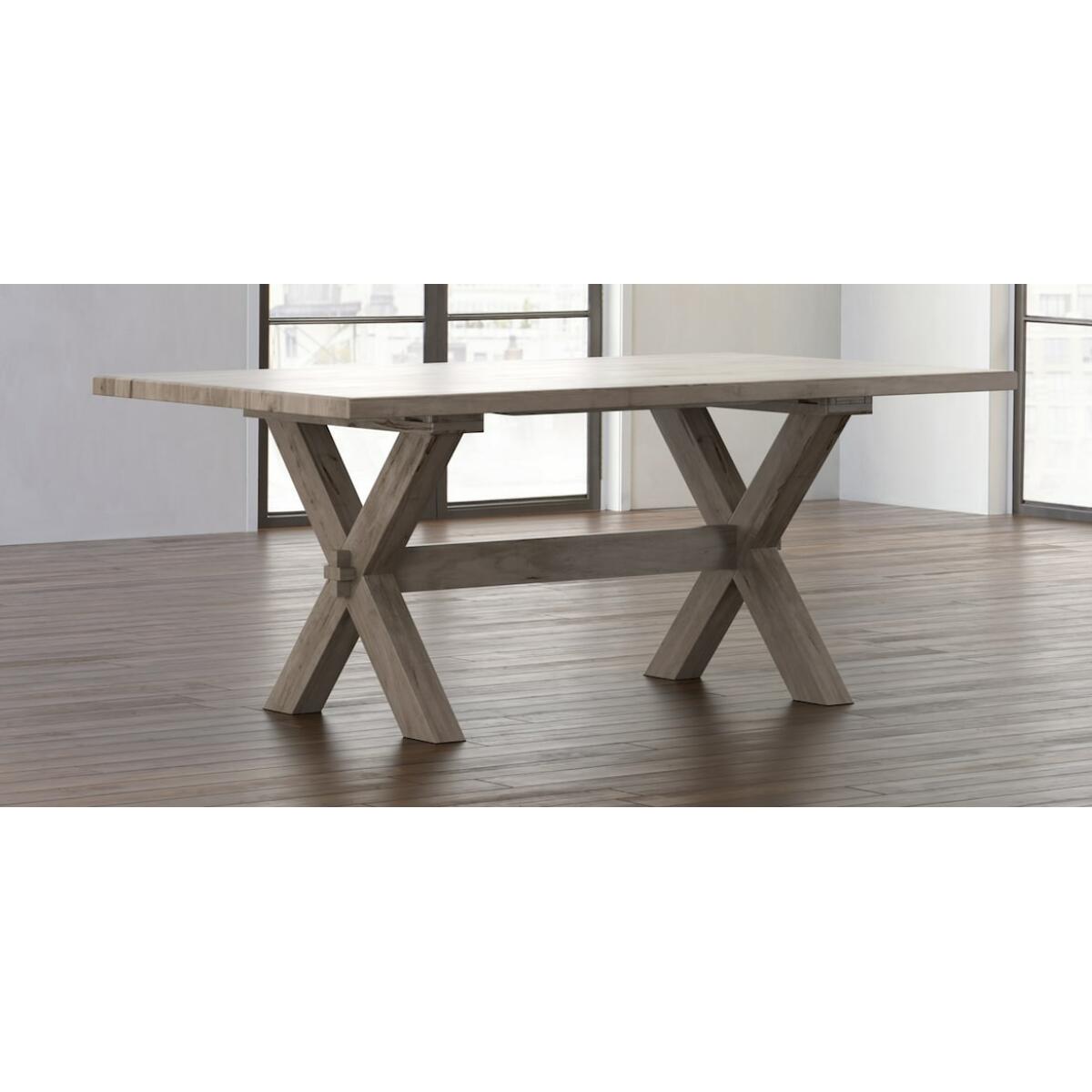 Benchmade Crossbuck Maple Dining Table Dining Tables Bassett Furniture 14