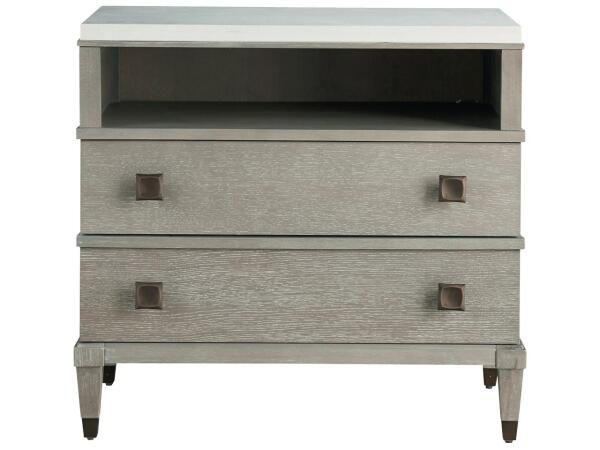 Playlist Two Grey Drawer Nightstand Nightstands Universal Furniture