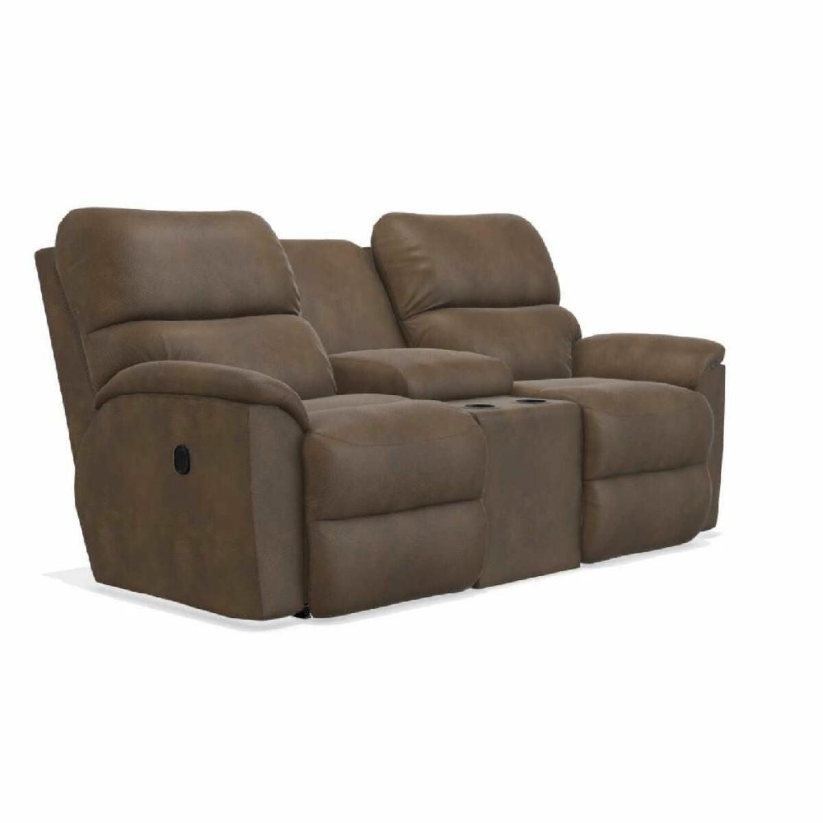 Brooks Reclining Loveseat w/ Console Loveseats Customizable 8