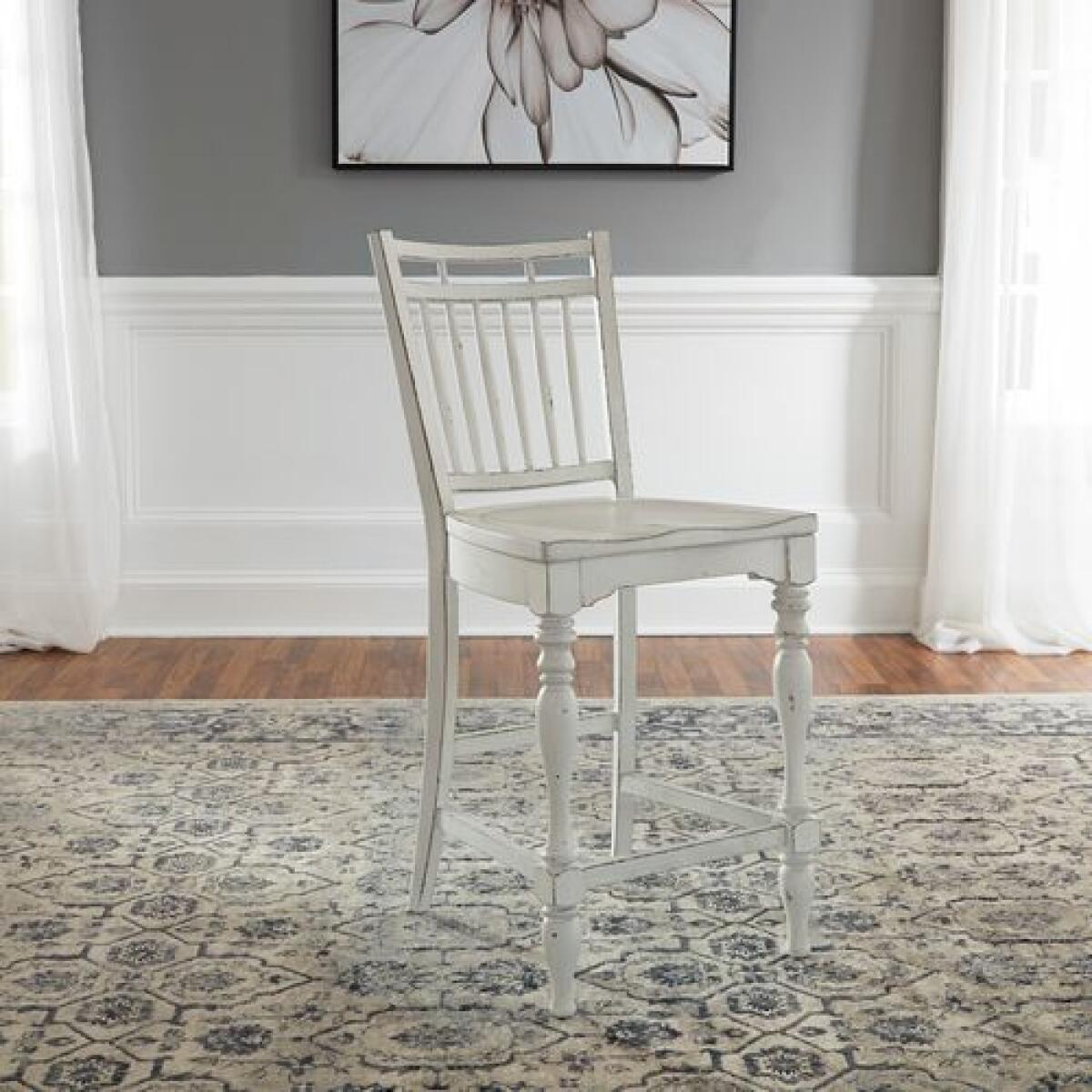 Magnolia Manor Spindle Back Counter Chair Barstools Liberty Furniture 14