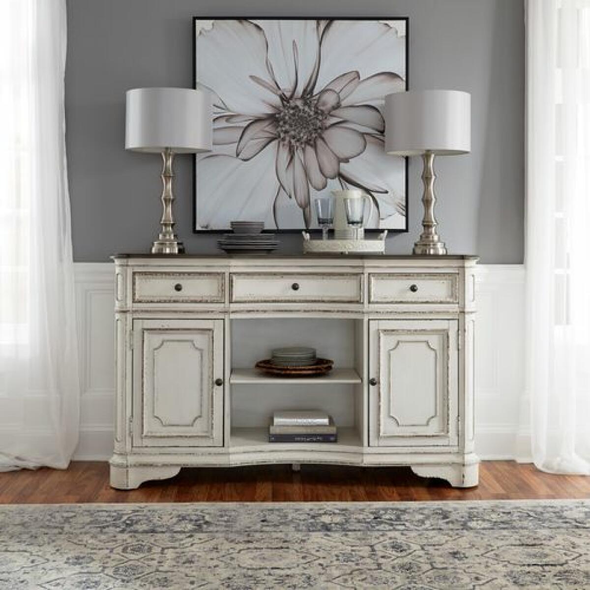 Magnolia Manor Server Dining Storage Liberty Furniture 14