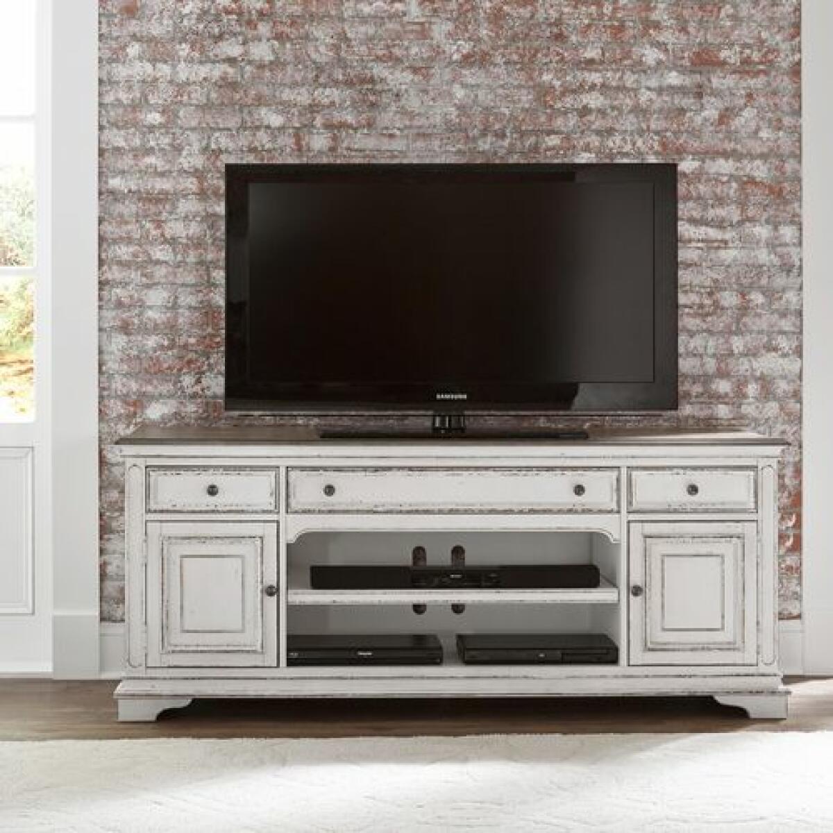 Magnolia Manor Entertainment TV Stand Entertainment Stands Liberty Furniture 12