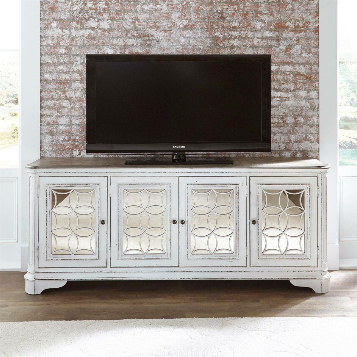 Magnolia Manor 84″ TV Stand Entertainment Stands Liberty Furniture 10
