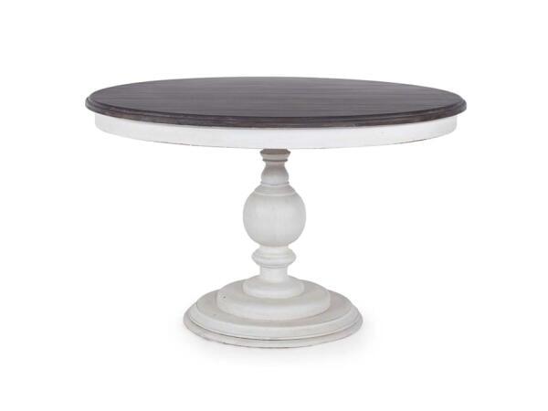 Trestle Round Dining Table 72” Dining Tables Bramble 17