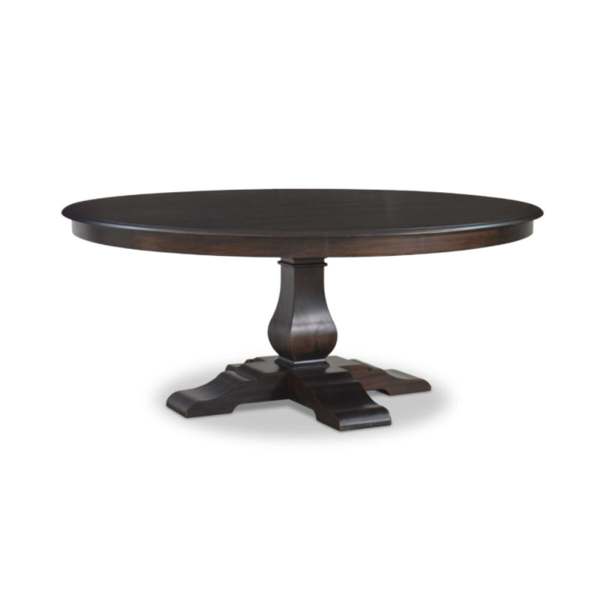 Trestle Round Dining Table 72” Dining Tables Bramble 10