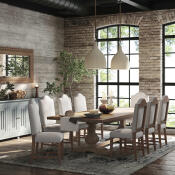 Trestle Extension Table 96” extends to 120 Dining Tables Bramble 18