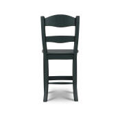 Peg & Dowel Ladder Back Counter Stool w/ Wooden Seat - Image 4