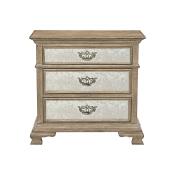 Campania 3 Drawer Nightstand