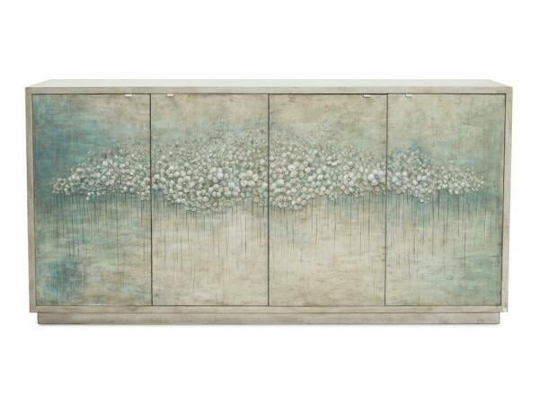 Antiquities Meadow 4 Door Credenza Dining Storage Bassett Furniture