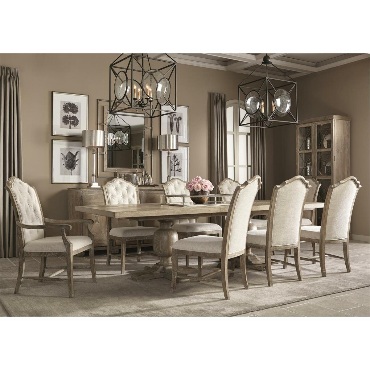 Patina Rectangular Dining Table / Sand Finish Dining Tables Bernhardt 14