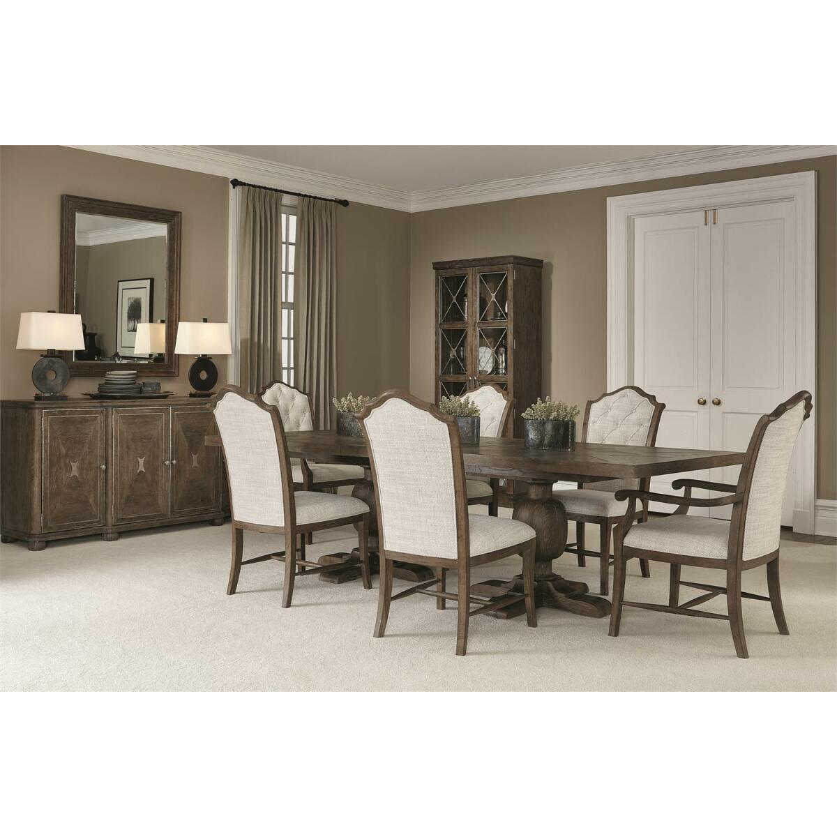 Patina Rectangular Dining Table / Peppercorn finish Dining Tables Bernhardt 14