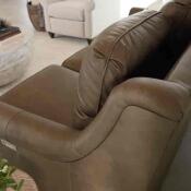 Benchmade Reclining Motion Leather Sofa - Image 5