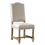 Linen Madrid Chair with Nailheads