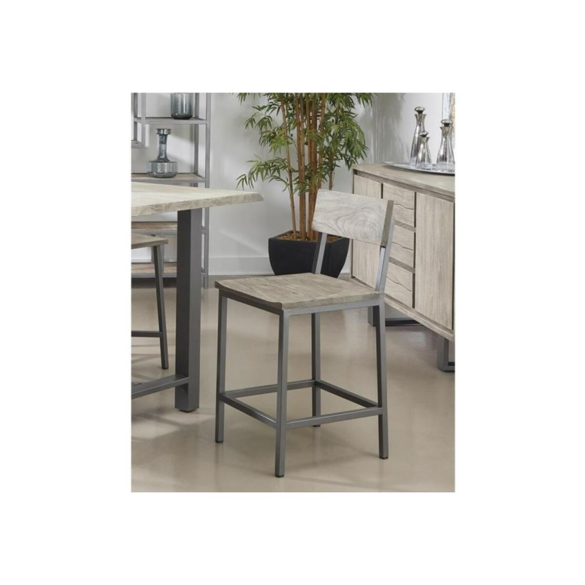 Counter Height Barstool Sandblast Grey Barstools Coast To Coast Imports 14