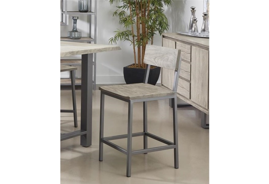 Counter Height Barstool Sandblast Grey Barstools Coast To Coast Imports 14 Counter Height Barstool Sandblast Grey Barstools Coast To Coast Imports 14