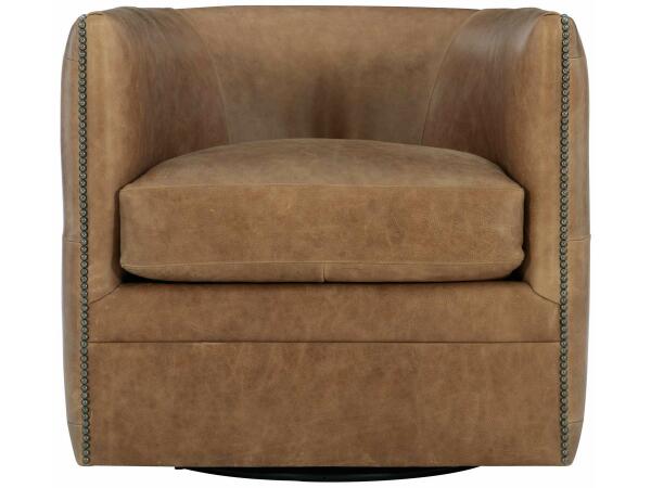 Palazzo Leather Swivel Chair 212SLJO Chairs Bernhardt