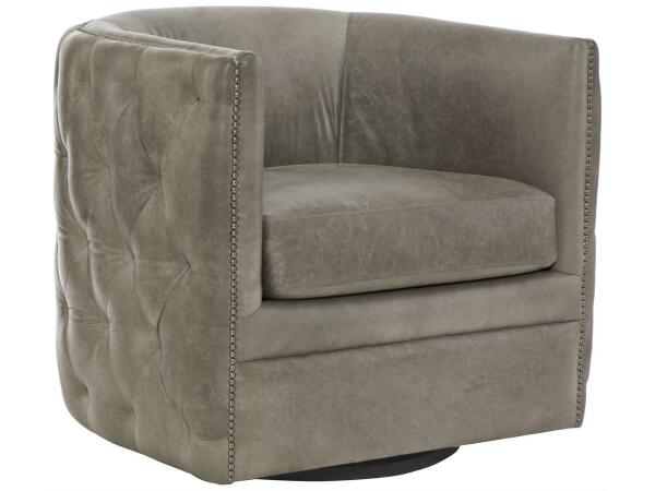 Palazzo Leather Swivel Chair 212SLO Chairs Bernhardt 9