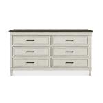 Bella 6 Drawer Stone Top Dresser