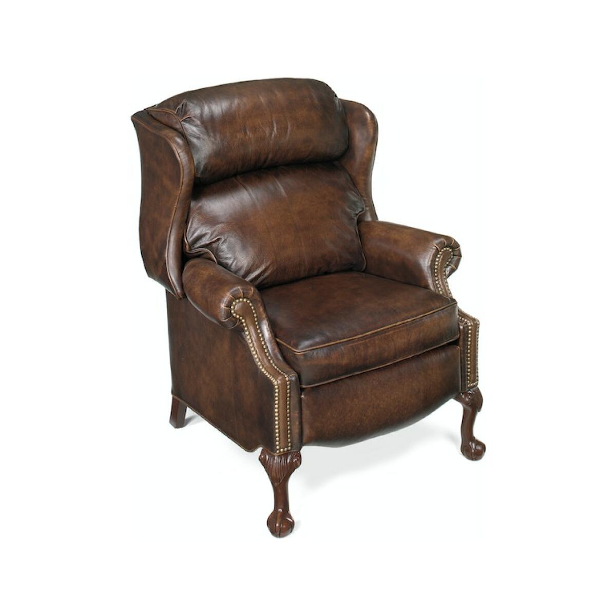 Maxwell Ball And Claw Reclining Wing Chair Recliners Bradington-Young 8