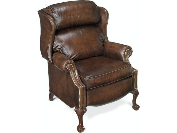 Maxwell Ball And Claw Reclining Wing Chair Recliners Bradington-Young