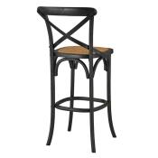 Bennett X-Back Stool 30'' (Black) - Image 2