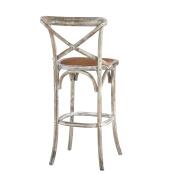 Bennett X-Back Stool 30'' (Washed White) - Image 3