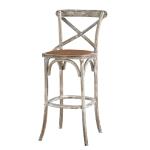 Bennett X-Back Stool 30'' (Washed White)