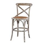 Bennett X-Back Stool 24'' (Washed White)