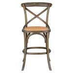 Bennett X-Back Stool 24'' (Brown Wash)