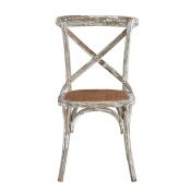 Brody X-Back Side Chair (Washed White) - Image 2