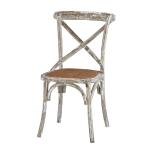 Brody X-Back Side Chair (Washed White)