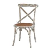 Brody X-Back Side Chair (Washed White)
