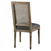 Square Maxwell Side Chair W/ Cane(Urban Bark) - Image 3