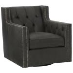 Candace Leather Swivel Chair 727SLO