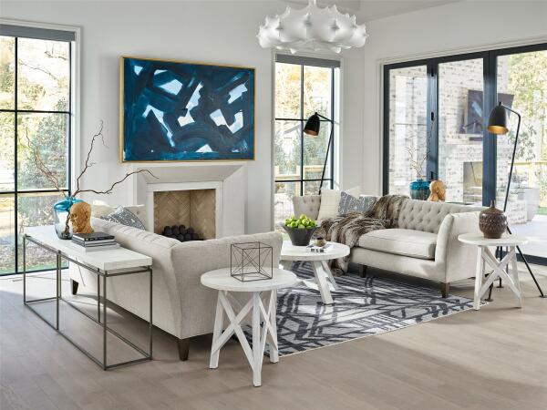 Modern Farmhouse Round Cocktail Table U011818 - Image 4