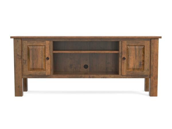 Benchmade Homestead Maple 74″ Credenza Medium Entertainment Stands Bassett Furniture