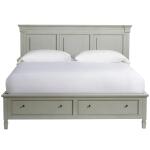 Summer Hill - French Gray Storage Queen Bed