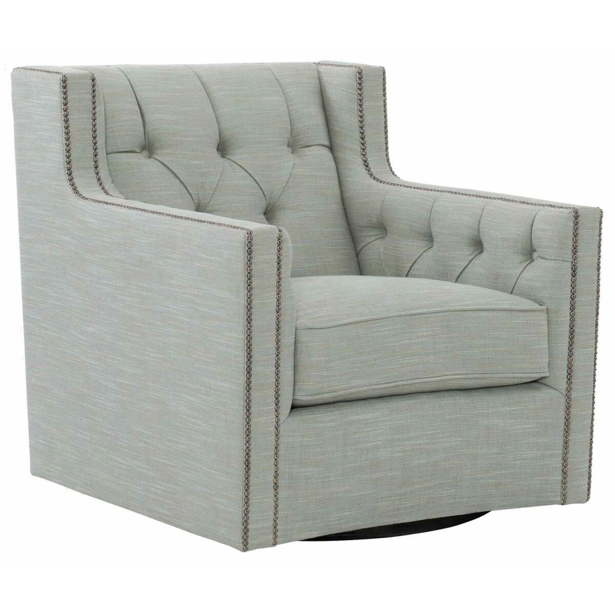 Candace Fabric Swivel Chair Chairs Bernhardt 8