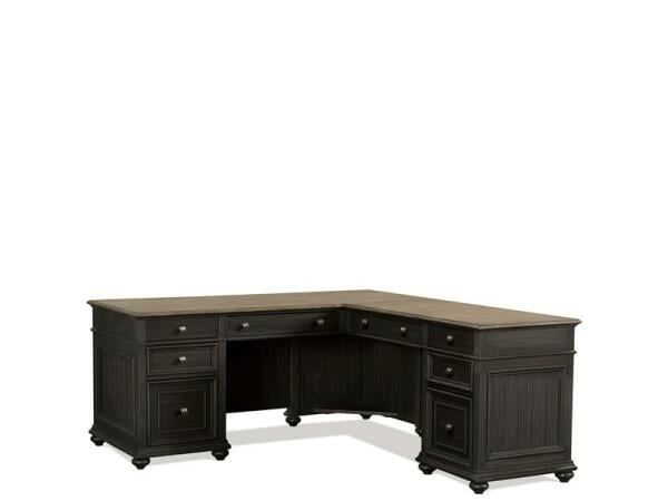 Regency L Desk and Return Desks Riverside Furniture