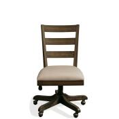Perspectives Wood Back Upholstered Desk Chair