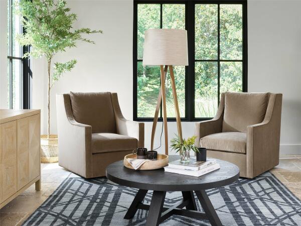 Modern Farmhouse Round Cocktail Table U011F818 - Image 3