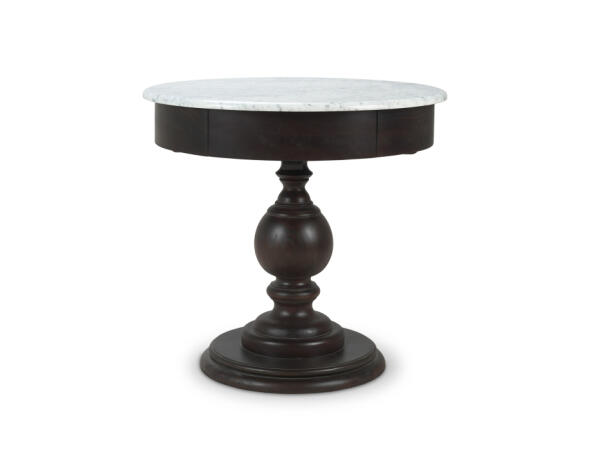Gloucester End Table w/ Drawer & Marble Top End tables Bramble