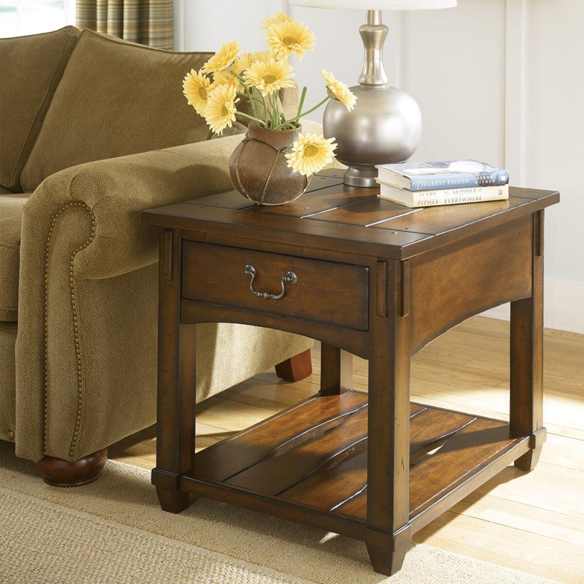 Tacoma Rectangular Drawer End Table End tables La-Z-Boy 10