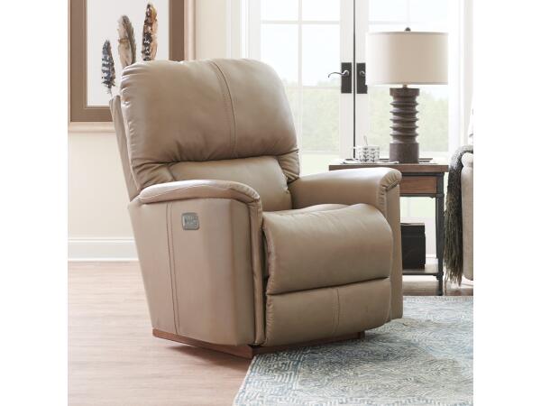Turner Power Rocking Recliner w/ Headrest & Lumbar Recliners Customizable