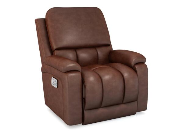 Stratus Power Rocking Recliner w/ Headrest & Lumbar Recliners Customizable 11