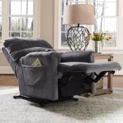 Margaret Bronze Power Lift Recliner Lift Chairs Customizable 27