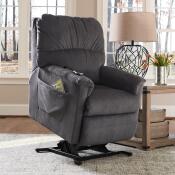 Margaret Bronze Power Lift Recliner Lift Chairs Customizable 26
