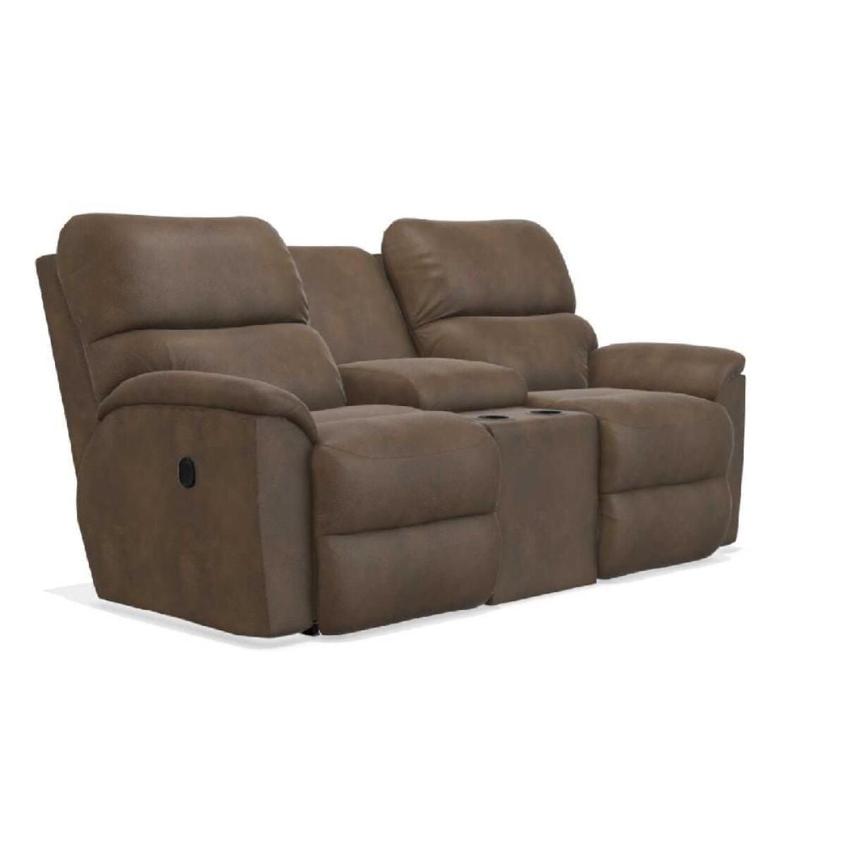 Brooks Reclining Loveseat w/ Console Loveseats Customizable 8
