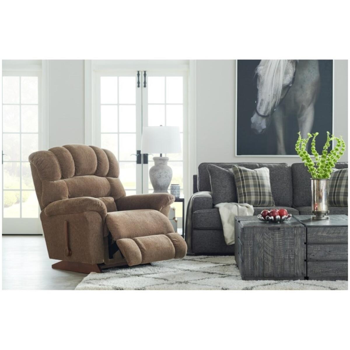 Randell Power Rocking Recliner w/ Headrest & Lumbar Recliners Customizable 18